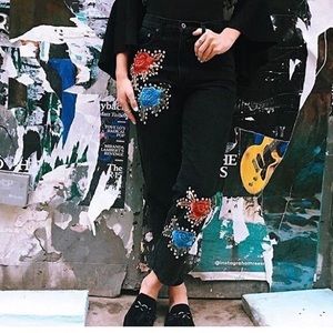 LF Carmar Denim Embroidered Boyfriend Jeans